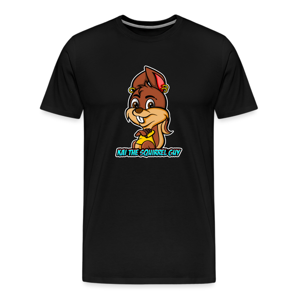 Kai The Squirrel Guy Men's Premium T-Shirt - black