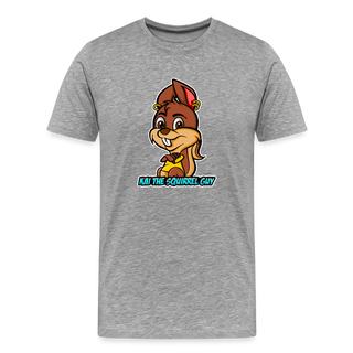 Kai The Squirrel Guy Men's Premium T-Shirt - heather gray