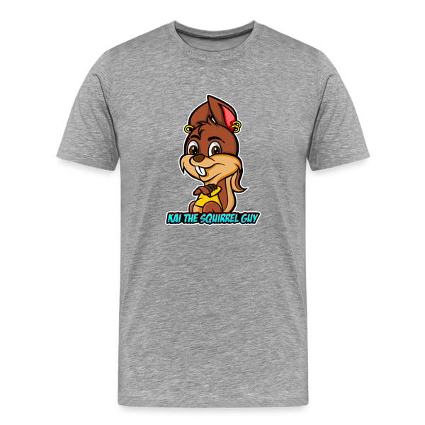 Kai The Squirrel Guy Men's Premium T-Shirt - heather gray