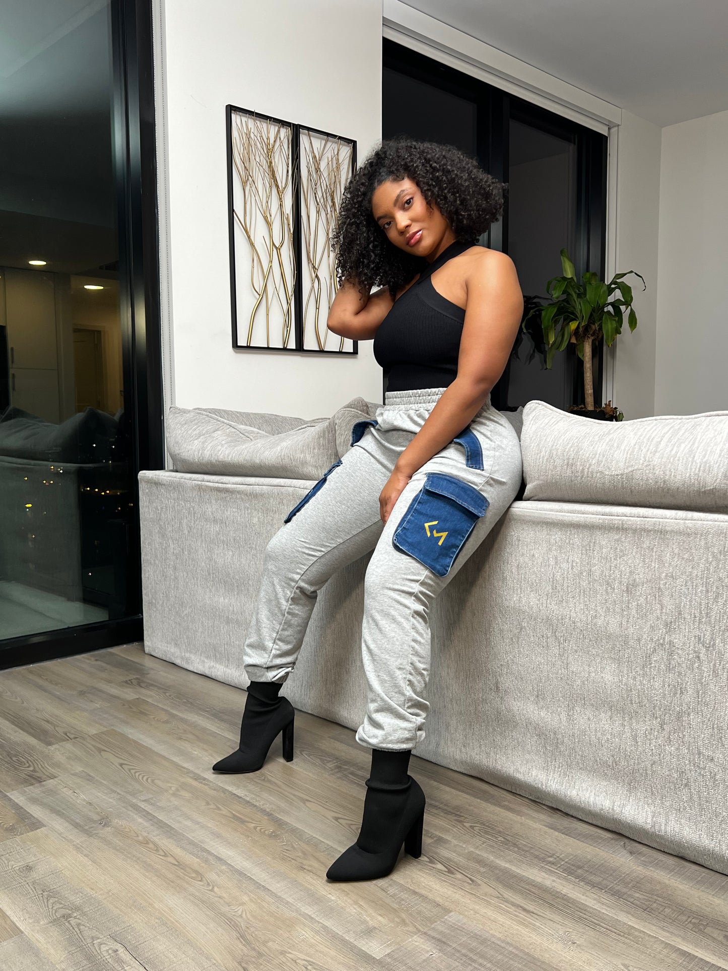 Denim Pocket Joggers - KaiMish