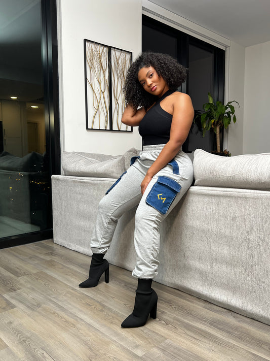 Denim Pocket Joggers - KaiMish